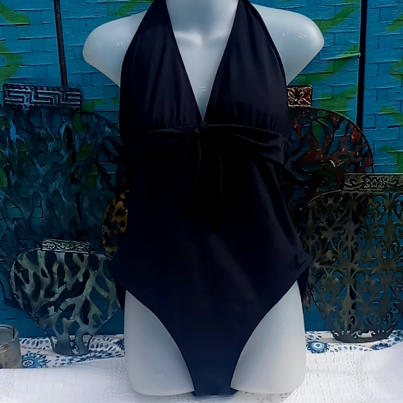 La Blanca | Swim | La Blanca By Rod Beattie Black Halter Onepiece | Poshmark